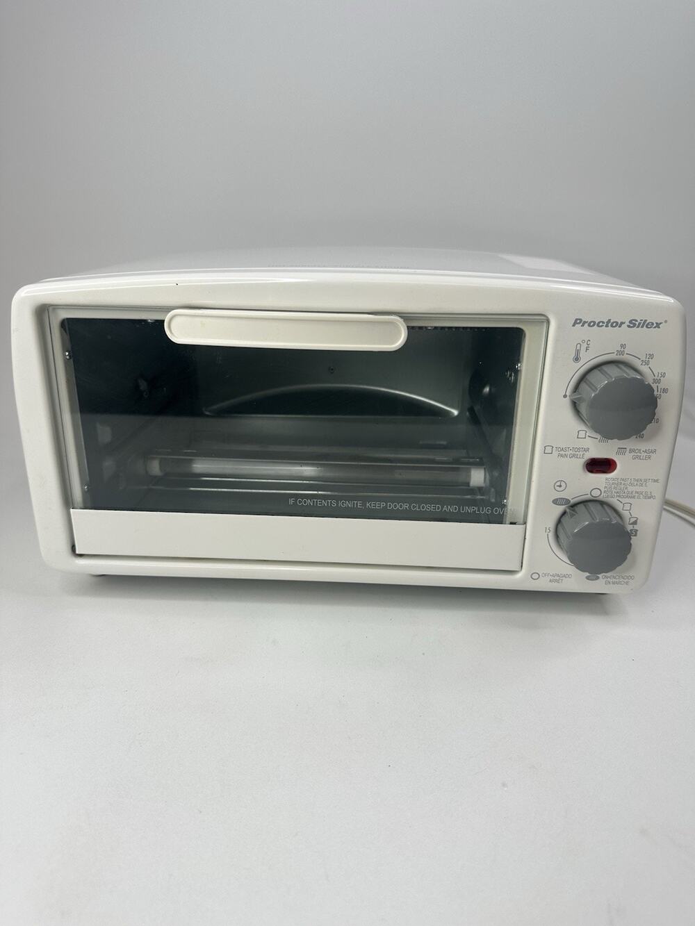 Proctor-Silex Vintage 31116 Space Saver Countertop RV 4 Slice Toaster Oven